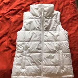 White New York and Company puffy vest
